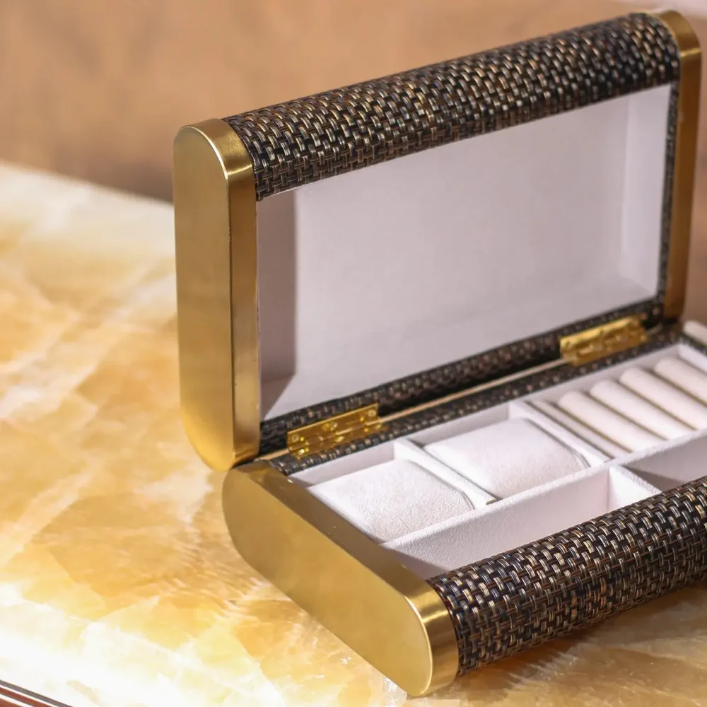 Luxury Time Piece/Jewel Box - Brown