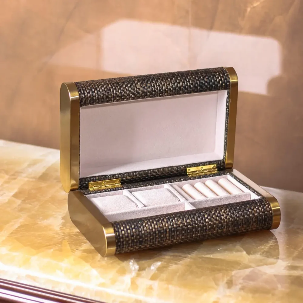 Luxury Time Piece/Jewel Box - Brown