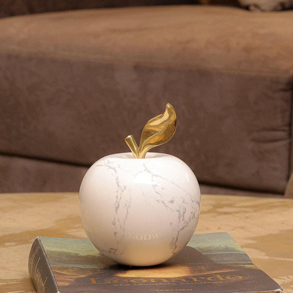 Marble Apple Decor Object Large