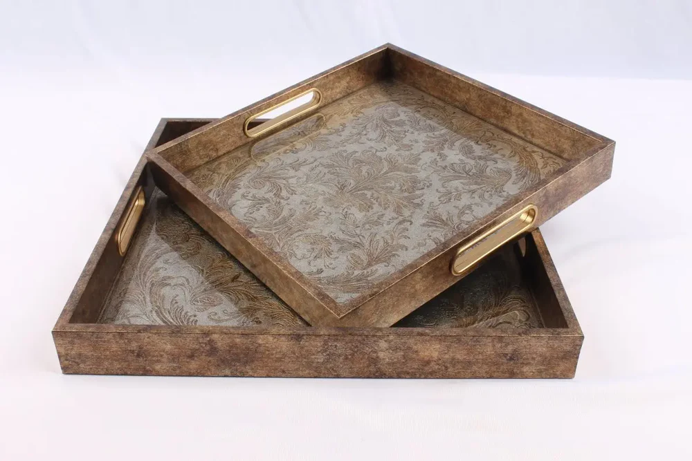 Royal Serving/Vanity - Set Of 2