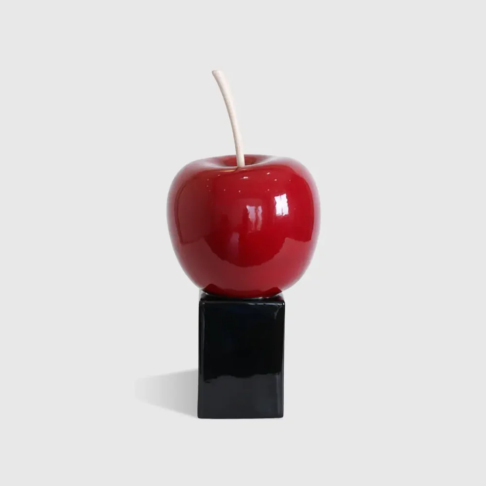 The Red Apple Sculpture