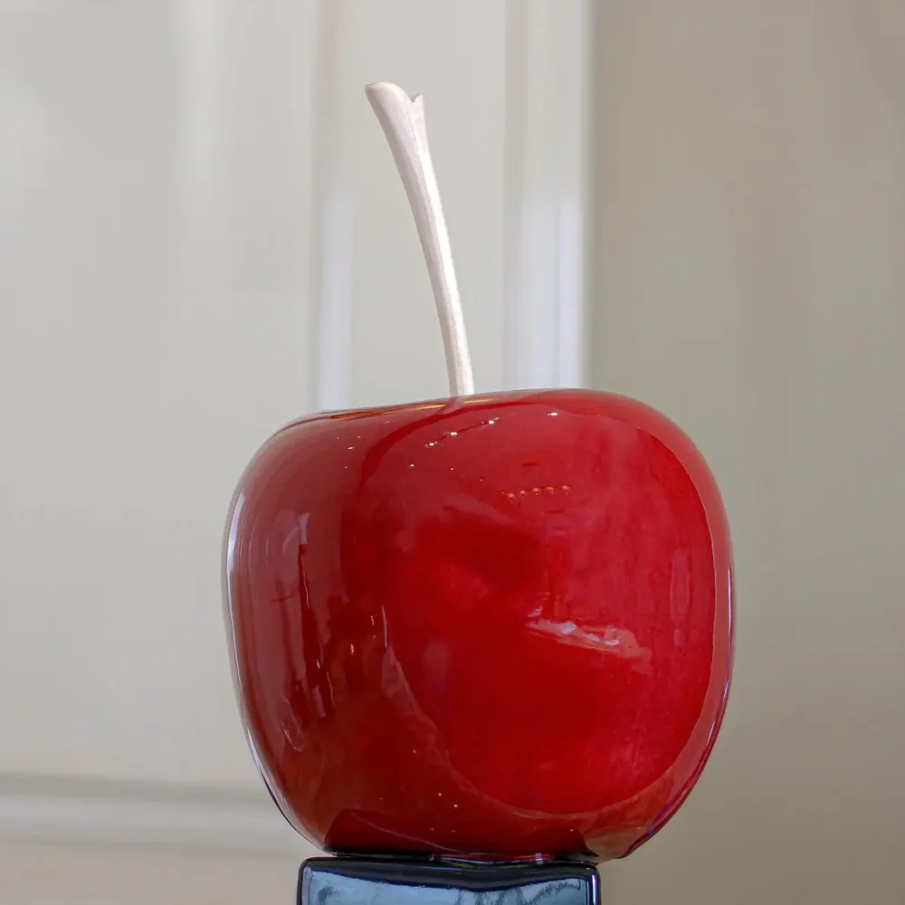 The Red Apple Sculpture